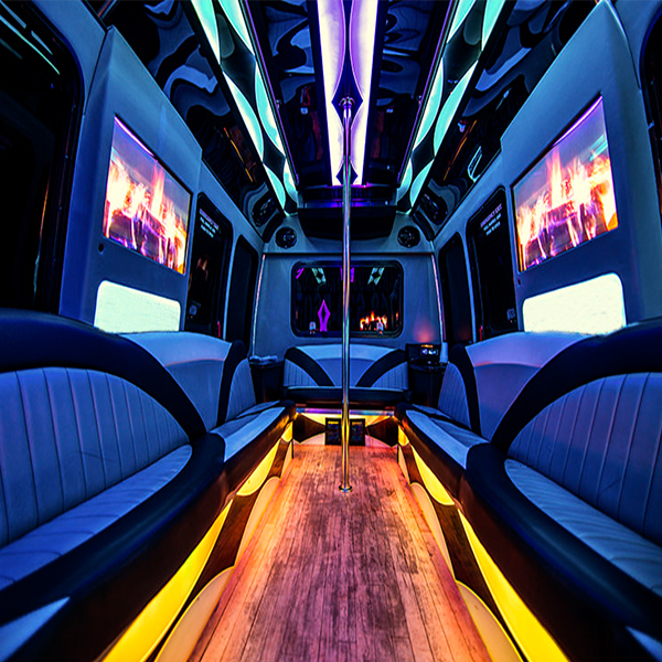 inside a party bus